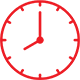 Business Hours Clock Icon