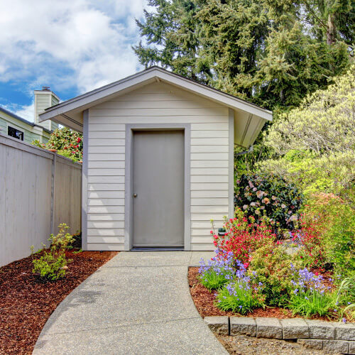 Garden shed in Calgary Alberta