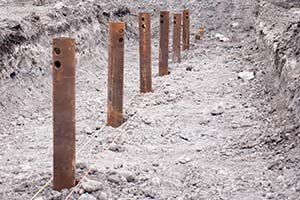 Screw Piles install in accordance with Alberta Building Code