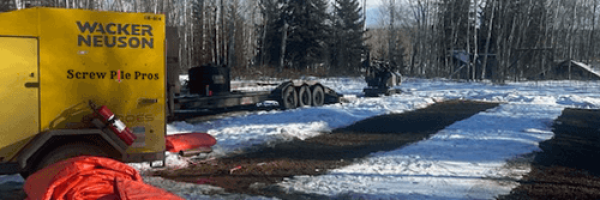 Mobile frost removal service in action near Calgary Alberta